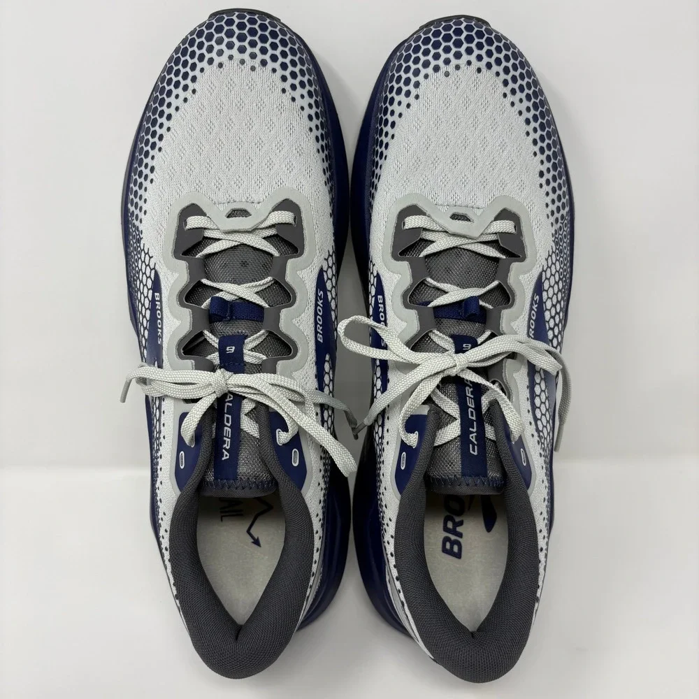 Brooks Caldera 6 Men's Size 14 Grey Blue Trail Running Shoes (1103791D071)